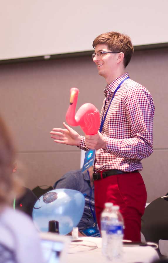 Steve Persch leading a panel at MADCamp 2015